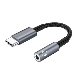 INF USB-C zu 3,5 mm Adapter für Kopfhörer Grau