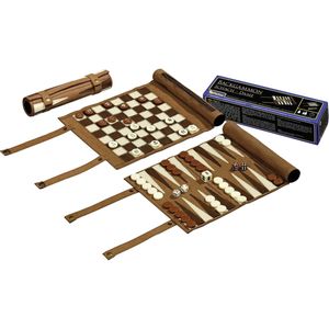 Philos 2801 - Reise-Schach-Backgammon-Dame-Set 4014156028012