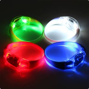 LED-Armband aus Silikon LED Farbe  - Grün