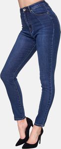 Elara Super High Waist Damen Hose EL12D1 Dunkelblau 40 (L)