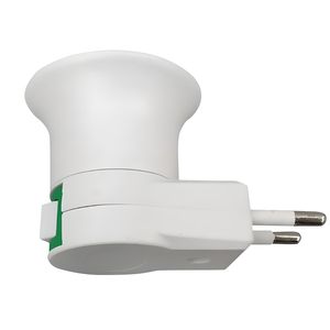 Lampensockel Adapter Konverter PP Fassung auf Lampenfassung E27 ohne Kabel E27 Sockel Lampenadapter Wandlampe Sockeladapter Küchenlampe Adapter Retoo
