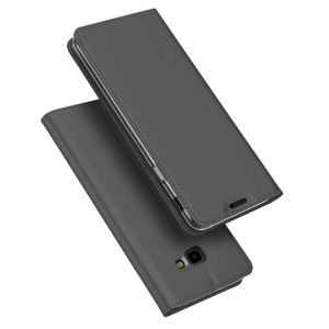 Handy Hülle Samsung Galaxy J4 Plus Book Case Schutzhülle Tasche Slim Flip Cover Etui