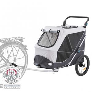 TRIXIE Príves na bicykel pre psov L Grey