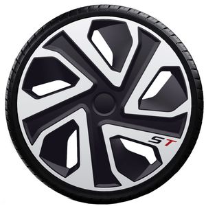 Poklice 15" ST Silver-Black sada 4 kusy
