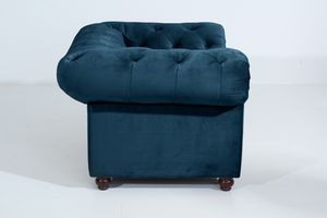 Max Winzer Orleans Sessel - Farbe: petrol - Maße: 135 cm x 100 cm x 77 cm; 2911-1100-2044217-F07