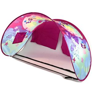 Best Direct Sleepfun Tent® - Betthimmel, Kinderzelt, Pop Up Zelt, Bett, Party Planet, Schlafzelt, pink