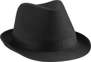 Beechfield - Fedora-Hut für Herren/Damen Uni BC5279 (L-XL) (Schwarz)