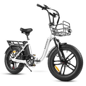 20Zoll E-Bike City E-Bikes & E-Hollandräder LCD Elektrofahrrad mit 20'' ×4.0'' Fat Tire, 13Ah E-Bike Klappräder