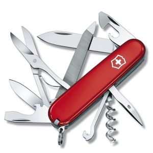Victorinox Mountaineer Taschenmesser mit 18 Funktionen in Rot  Rot
