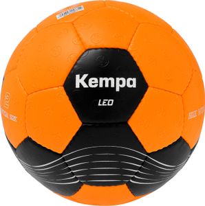 Kempa Handball Leo | odolná tréningová lopta, farba:oranžová / čierna, veľkosť lopty:0