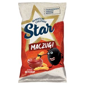 Star Maczugi Chrupki Kukurydziane O Smaku Ketchup 80 G