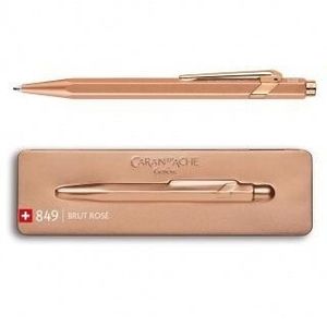 CARAN D'ACHE Retractable biros 849 Brut Rosé różowe złoto