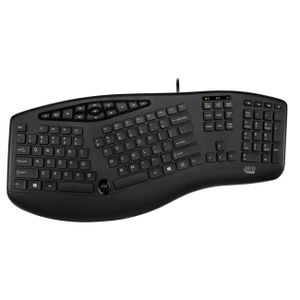 Ergonomiczna klawiatura biurkowa Adesso, AKB-160UB (układ US)