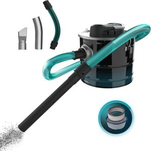 Cecotec vysavač popela 15L Conga Ash 3000 Home. příkon 1000 W, sací výkon 15 kPa, kovem potažená trubka, tryska 38 mm, kabel 4 m a rukojeť na přenášení