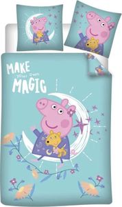 Peppa Wutz Kinder Bettwäsche Mikrofaser 2tlg Set 135/140x200 63x63 cm