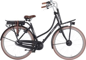 Amigo E-Strong T1- Elektrofahrrad für Damen - E-bike 28 Zoll - Damenfahrrad mit Shimano 3-Gang - Geeignet ab 170-175 cm - Schwarz
