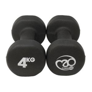 Fitness Mad - Neoprénová činka (2-pack) MQ843 (3 kg) (čierna)