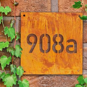 Hausnummer 25 X 25 Hausnummernschild Rost Corten Einzigartiges Cortenstahlschild Hausnummer 25 X 25 Hausnummernschild Rost Corten Einzigartiges Cortenstahlschild