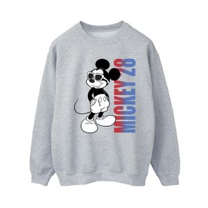 Disney - Dámská mikina "Mickey Mouse Gradient" BI28538 (XXL) (šedá)