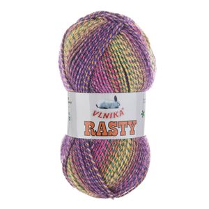 100g Rasty Strick-Wolle Farbverlaufs-Garn Polyacryl-Wolle mehrfarbig bunt
