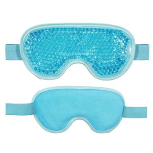 Kaltkompresse-Augenmaske PVC-Gel-Eiskompresse kühlende Augenmaske blau