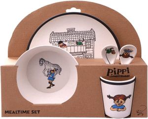 Barbo Toys Pippi, Toddler dinner set, Weiß, Melamin, Junge/Mädchen, 1 Jahr(e)