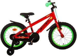 Volare Rocky Kinderfahrrad - Jungen - 16 Zoll - Rot