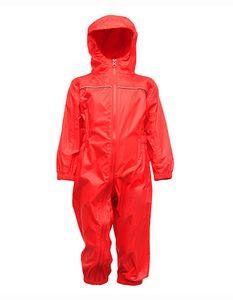 Regatta Junior Unisex dětský oblek do deště TRW466 Red Classic Red 48-60 měsíců