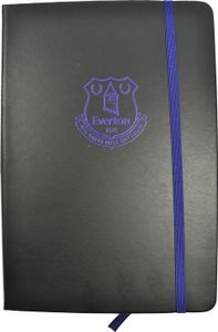 Everton FC - Zápisník "Premium", Crest, A5 BS4541 (jedna veľkosť) (čierna/modrá)