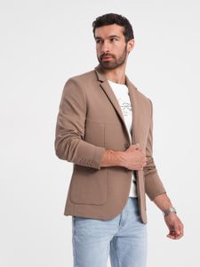 Ombre Clothing Formelle Herrenjacke Alcetrios dunkelbeige L