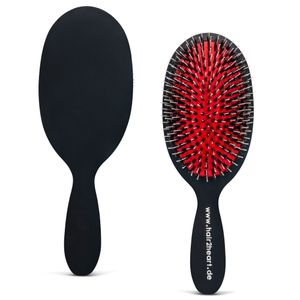 hair2heart Extensions Bürste für Haarverlängerungen Pneumatikbürste mit Naturborsten