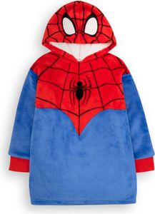 Spider-Man - Kapuzendecke für Jungen NS7583 (122-128) (Blau/Rot)