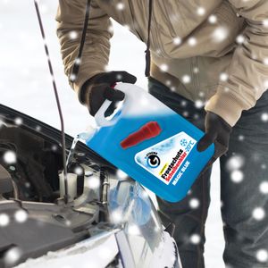 Scheibenfrostschutz mit Magic Blue Duft | Schlierenfreier und effektiver Scheibenreiniger für den Winter | Gebrauchsfertige frostschutzmittel scheibenwaschanlage | 5L