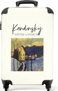 NoBoringSuitcases.com® Koffer Handgepäck Trolley Rollkoffer Kleine Reisekoffer mit 4 Rollen - Kunst - Kandinsky - Winter - Farben - Alte Meister - Cabin Size < 55x40x23 cm & 55x40x20 cm - Fotokoffer - Kabinenkoffer - BoardgepäckHandgepäck Koffer 55x35x20 cm, 36L, NoBoringSuitcases.com® Koffer Handgepäck Trolley Rollkoffer Kleine Reisekoffer mit 4 Rollen - Kunst - Kandinsky - Winter - Farben - Alte Meister - Cabin Size < 55x40x23 cm & 55x40x20 cm - Fotokoffer - Kabinenkoffer - BoardgepäckHandgepäck Koffer 55x35x20 cm, 36L,