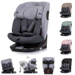 Chipolino i-Size Kindersitz Motion (40 - 150 cm) Isofix 360° drehbar verstellbar grau