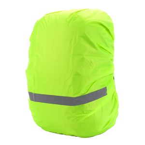 Wasserfester Regenschutz für den Rucksack, Regenschutz für Schulranzen (Fluoreszierendes Grün, S)