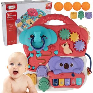 Malplay  Spieltisch Interaktives Musikspielzeug "Koala" Baby Erstes Keyboard Licht & Sound  Babyspielzeug Lernspielzeug Für Kinder Ab 12 Monaten