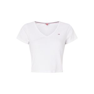 TOMMY HILFIGER JEANS T-shirt Damen Baumwolle Weiß GR76128 - Größe: S