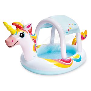 Aufblasbares Planschbecken für Kinder Intex Einhorn 130 L (254 x 132 x 109  cm)