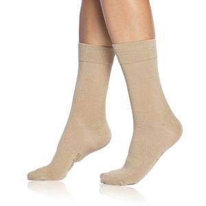 BAMBUS LADIES COMFORT SOCKS - Dámské bambusové ponožky - béžová, 35 - 38