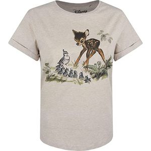 Bambi - dámské tričko TV1465 (M) (Oatmeal mottled)
