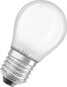 Osram LED Filament Leuchtmittel Tropfen 4,5W = 40W E27 matt 470lm Tageslicht 6500K kaltweiß
