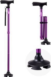 Pomôcka na chôdzu - Turistická palica - 8-stupňová barlička 770-940 mm - Robustná opora na prechádzky a túry
