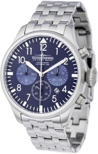 Thunderbirds Fliegeruhr Chronograph TB1076-04 Edelstahlband 47 mm