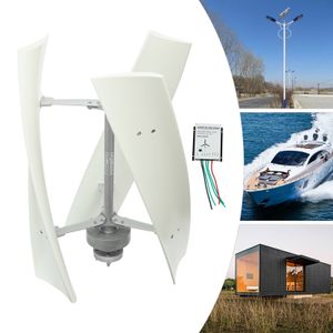 Generator turbiny wiatrowej 3 łopaty wiatraka Pionowe turbiny wiatrowe z osią pionową 24V