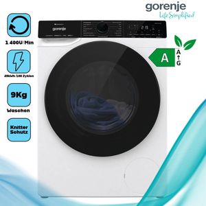 Gorenje WPNA94ATSWIFI3  Frontlader  9 kg  1.400 U pro Min  Knitterschutz