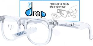 Eyedrop by Icon Eyewear - Augentropfenbrille - transparent - 3 Löcher - Universal