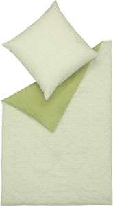 ESPRIT home Nano-Seersucker Bettwäsche-Garnitur Caja Größe 135x200 + 80x80 cm Farbe grün-090