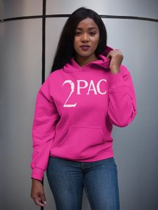 Damen Hoodie Kapuzenpullover 2 Pac Logo Tupac Amaru Shakur Rapper RIP Hip Hop Biggy Women Shirt Hoody