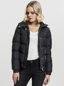 Dámská zimní bunda Urban Classics Ladies Hooded Puffer Jacket black - M